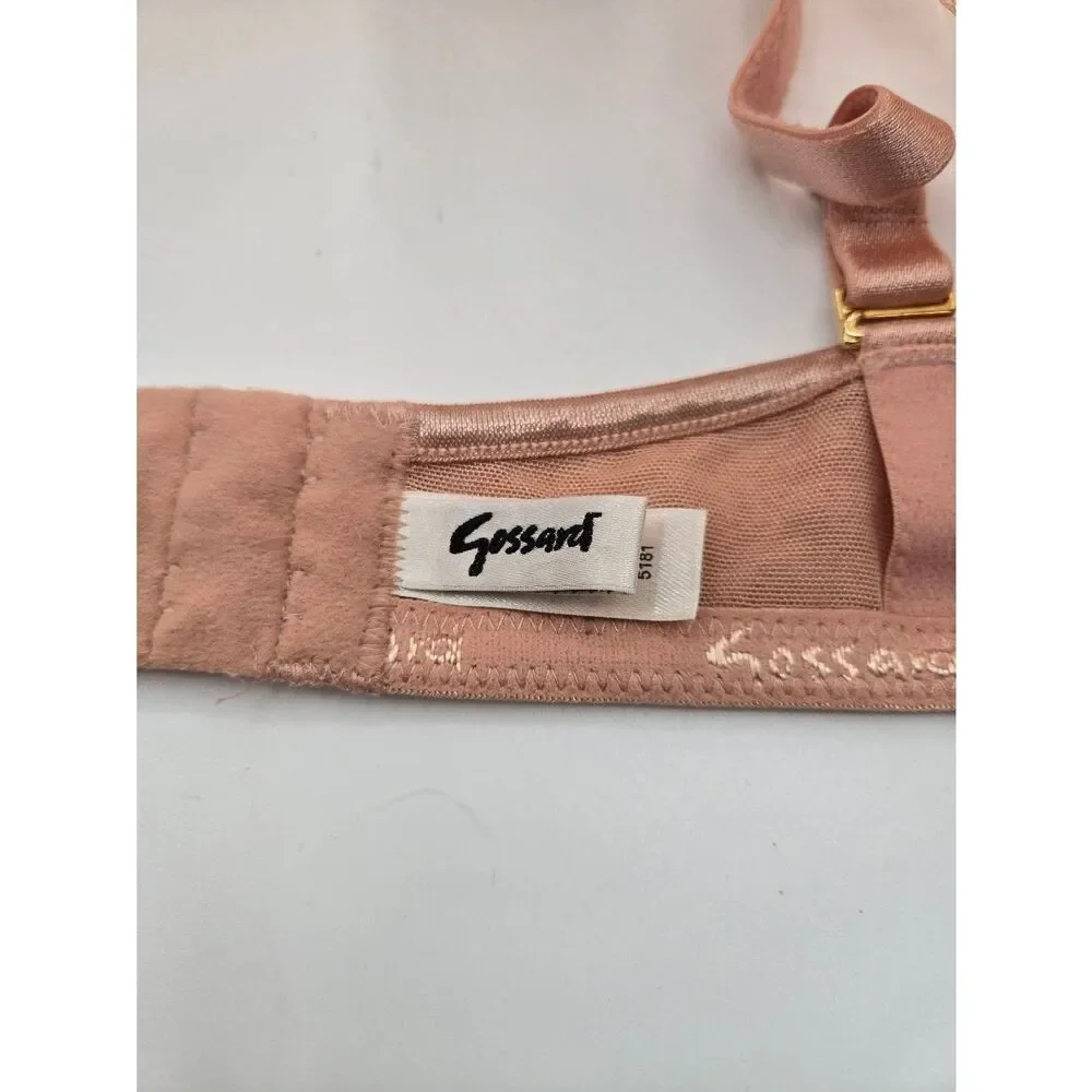 Gossard Sheer Bra Size 38D Underwire